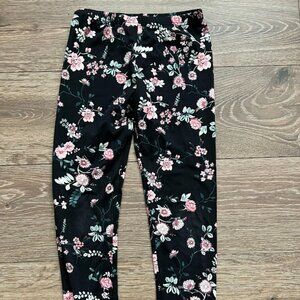ShoSho Black Pink Leggings Soft Athletic Pants Size 10/12